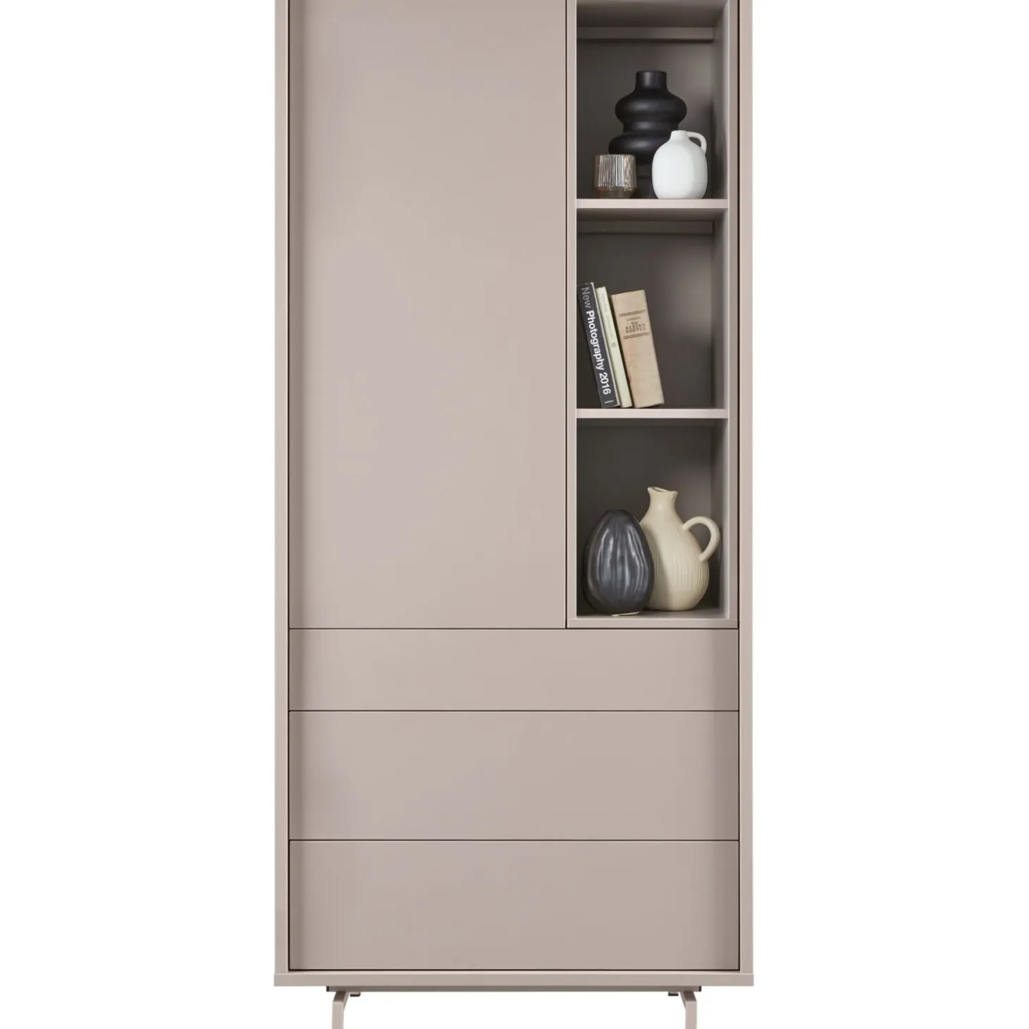Opbergkast Famosa Grijs 187x83x45 cm