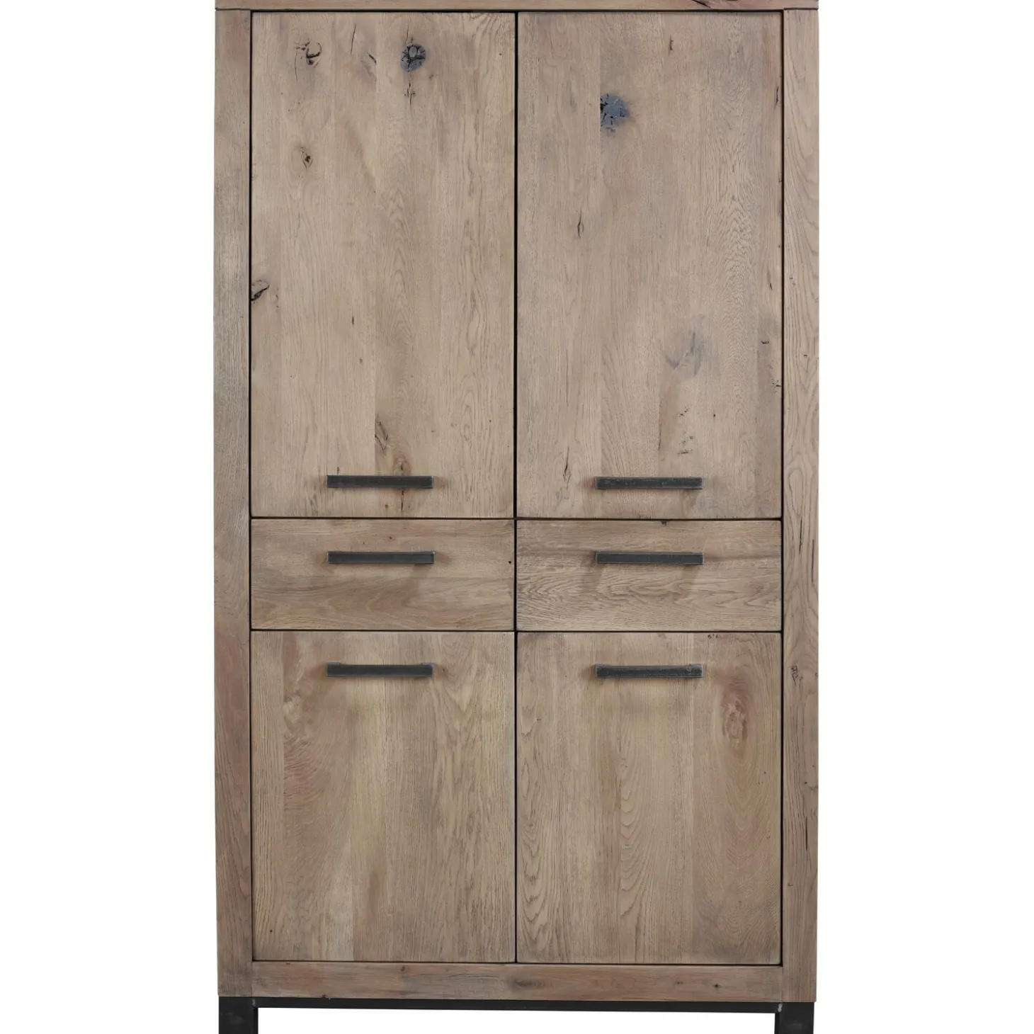 Opbergkast HEVANO (102 CM) eikenhout moose