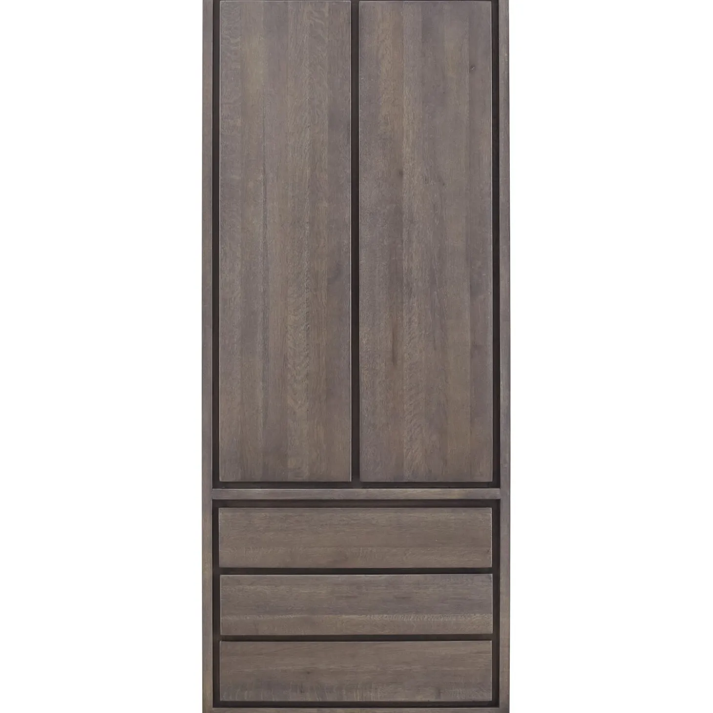 Opbergkast Lavio (86 cm) eiken grafiet