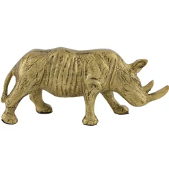 Ornament Trissino Neushoorn goud