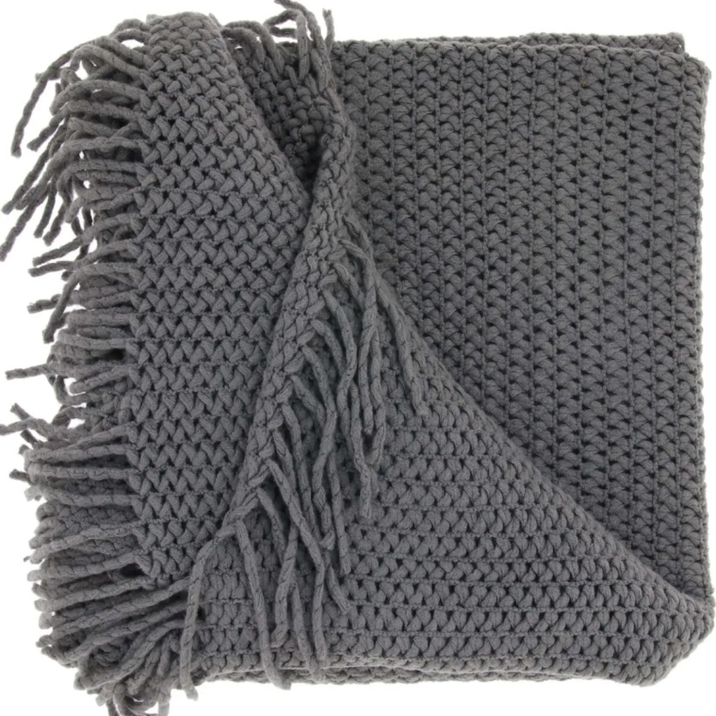 Plaid Gresso 127x152cm donkergrijs