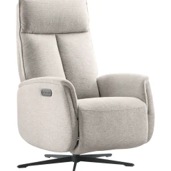 Relaxfauteuil Assele Elektrisch lichtgrijs