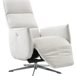 Relaxfauteuil Moio Verstelbare rug en voetensteun M lichtgrijs