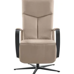 Relaxfauteuil Seduto Elektrisch leder beige