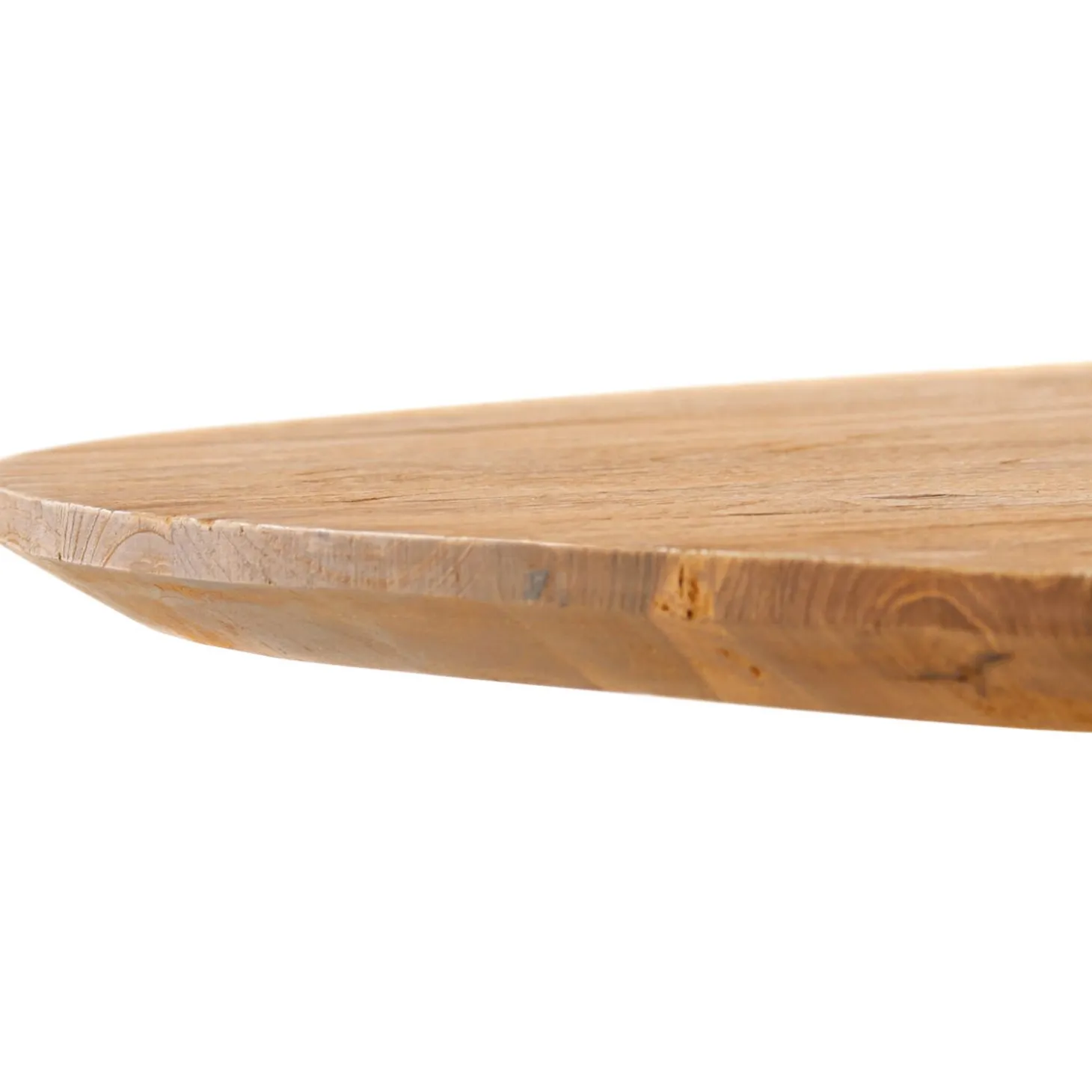 Salontafel Aska Teakhout 90 cm rond naturel brushed