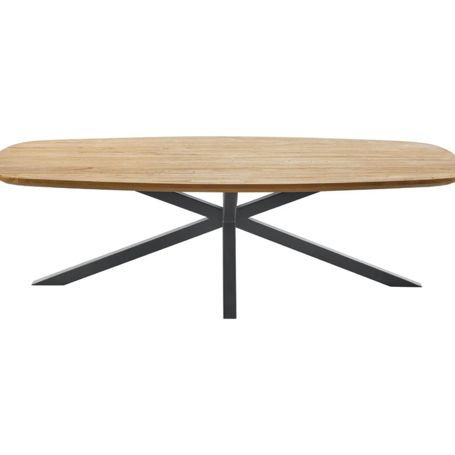 Salontafel Aska Teakhout 70x140 cm Deens ovaal naturel brushed