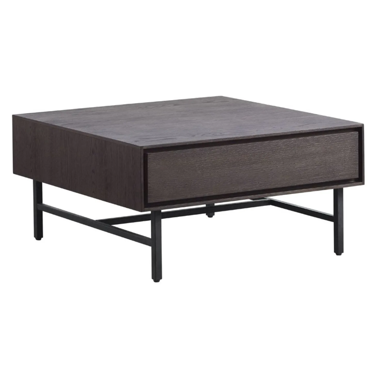 Salontafel Belvio 85x85 dark oak fineer