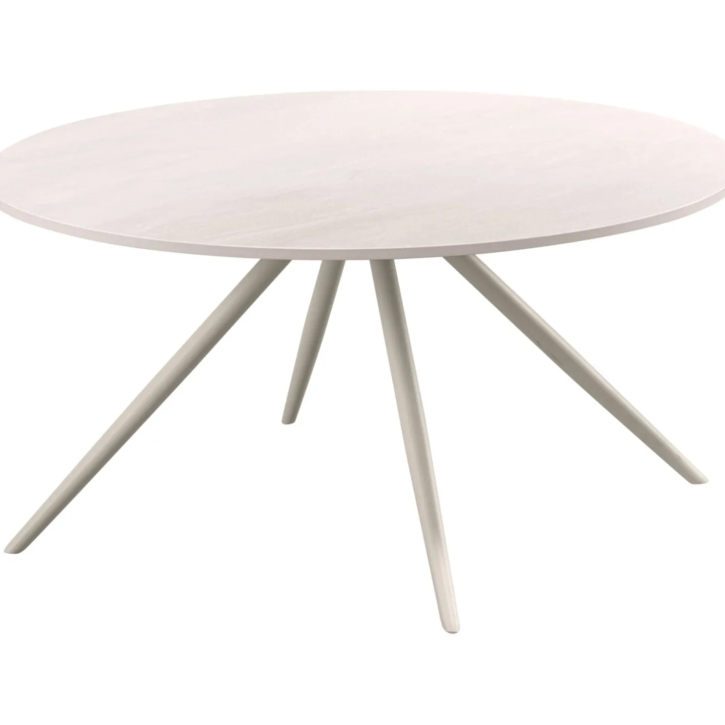 Salontafel Cercio Keramiek 80 cm rond wit