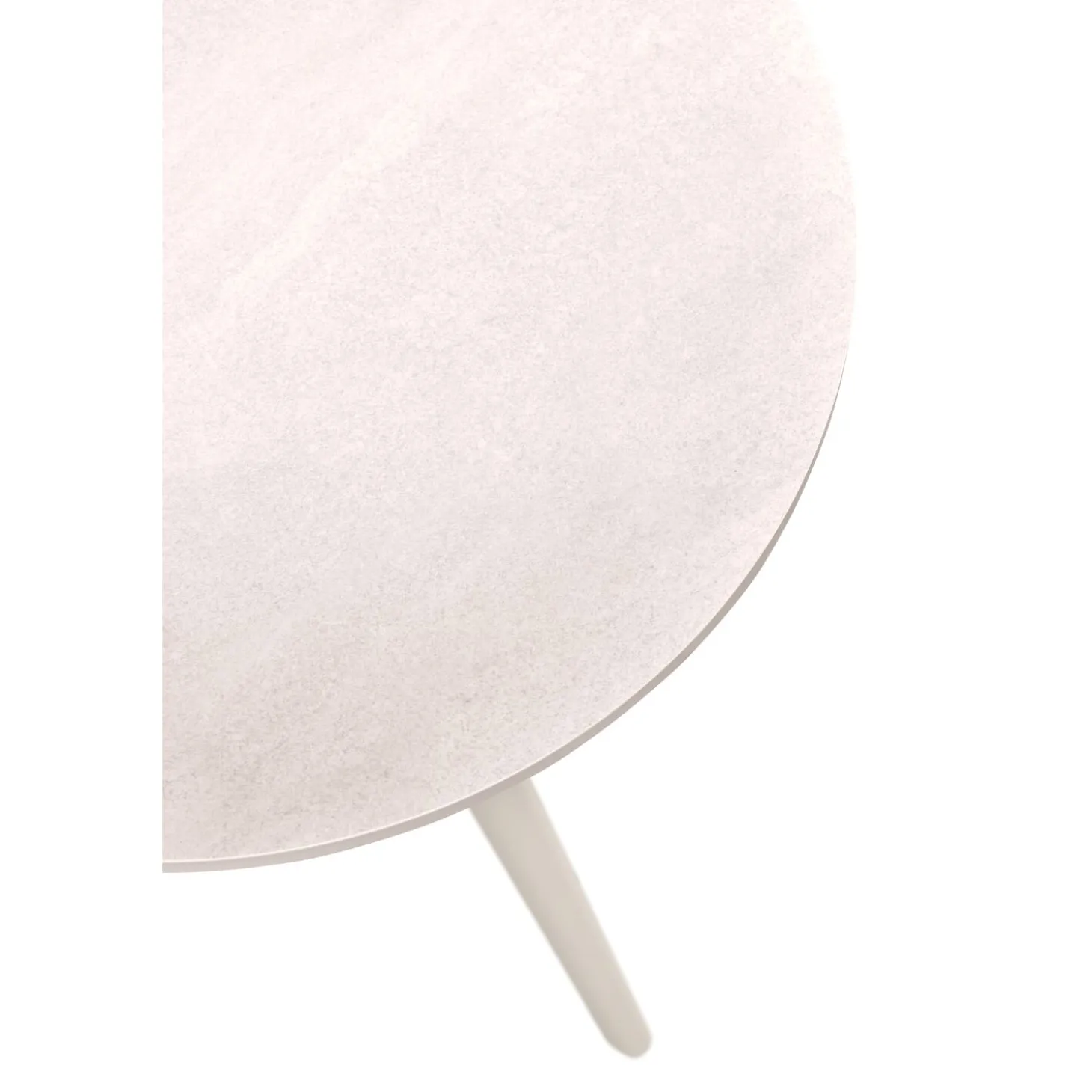 Salontafel Cercio Keramiek 80 cm rond wit