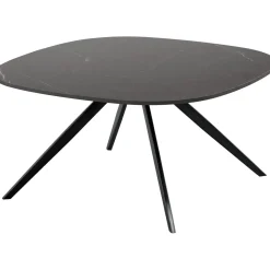 Salontafel Fitura Keramiek 80x80 cm vierkant zwart