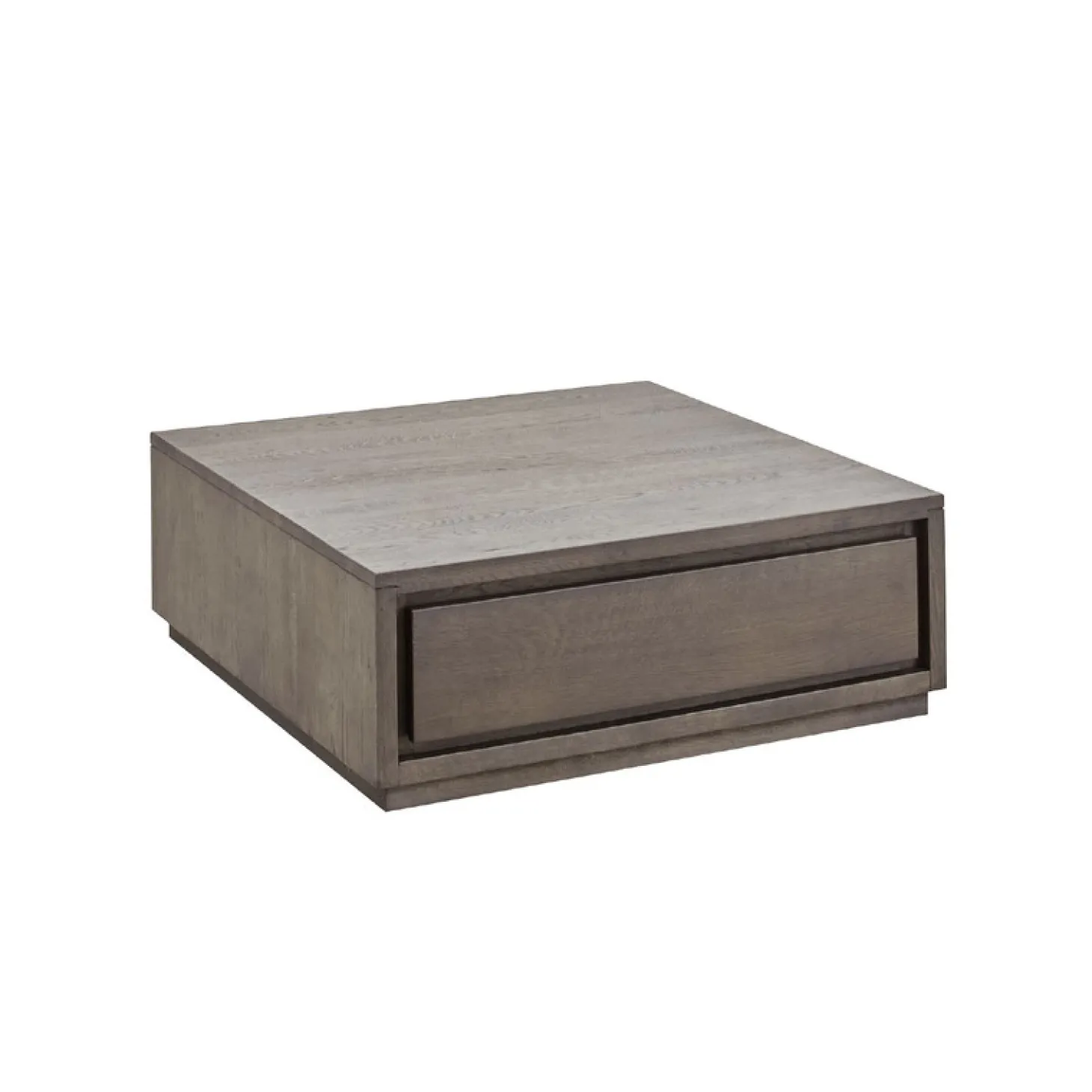 Salontafel Lavio Eikenhout 86x86 cm vierkant grafiet