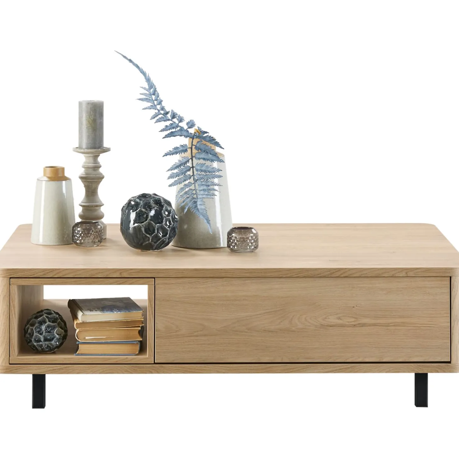 Salontafel Lirona Old oak 117x82 cm rechthoekig