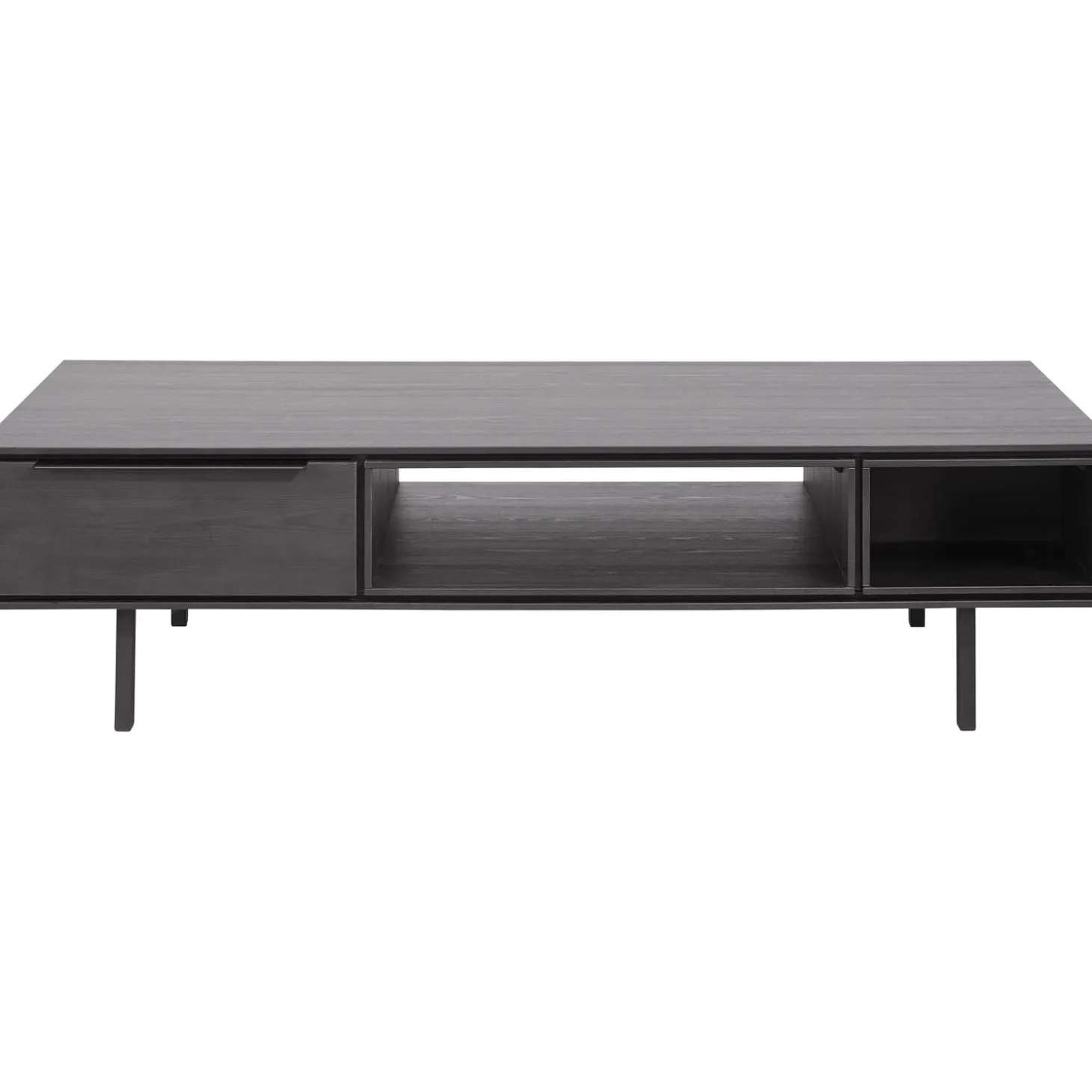 Salontafel Nero 67x135 cm rond noir