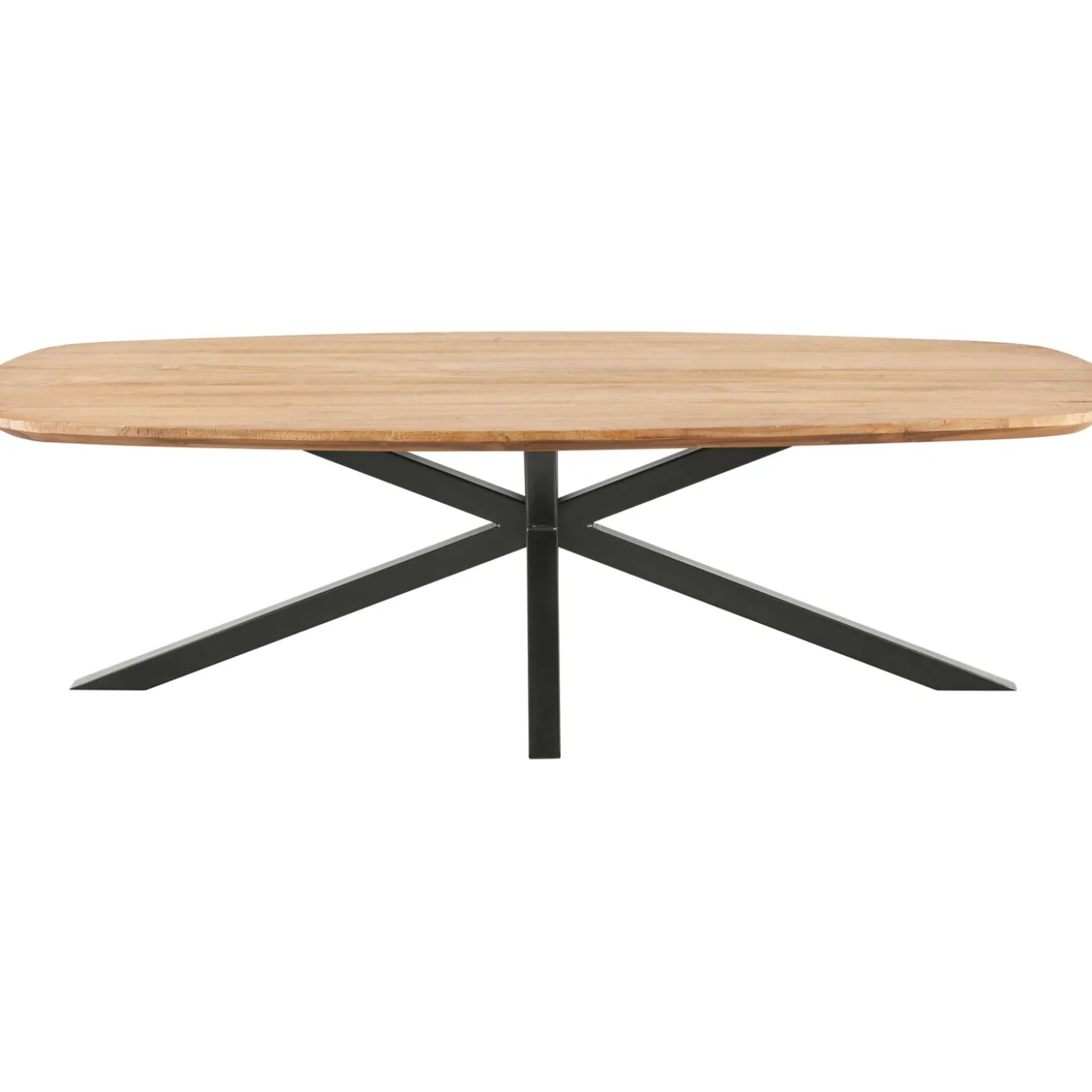 Salontafel Romaro Teakhout 140x70 cm Deens ovaal mix rough