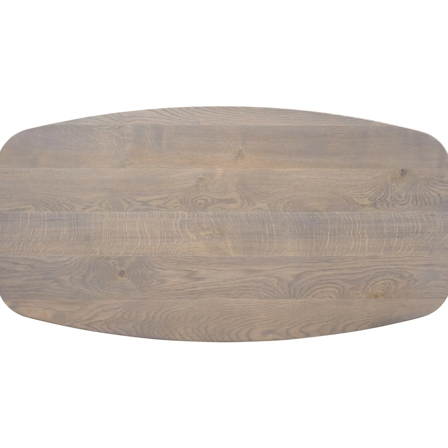 Salontafel Tavolo Eikenhout 70x140 cm Deens ovaal grijs