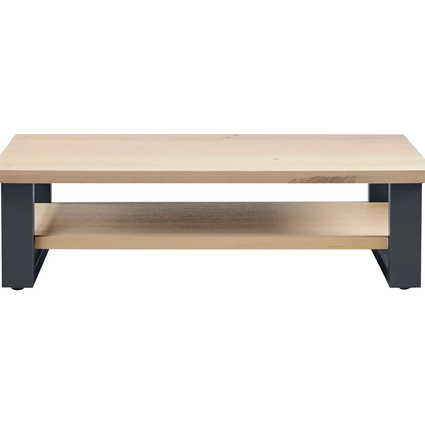 Salontafel VERATO Eikenhout 140x70 cm rechthoekig naturel grey