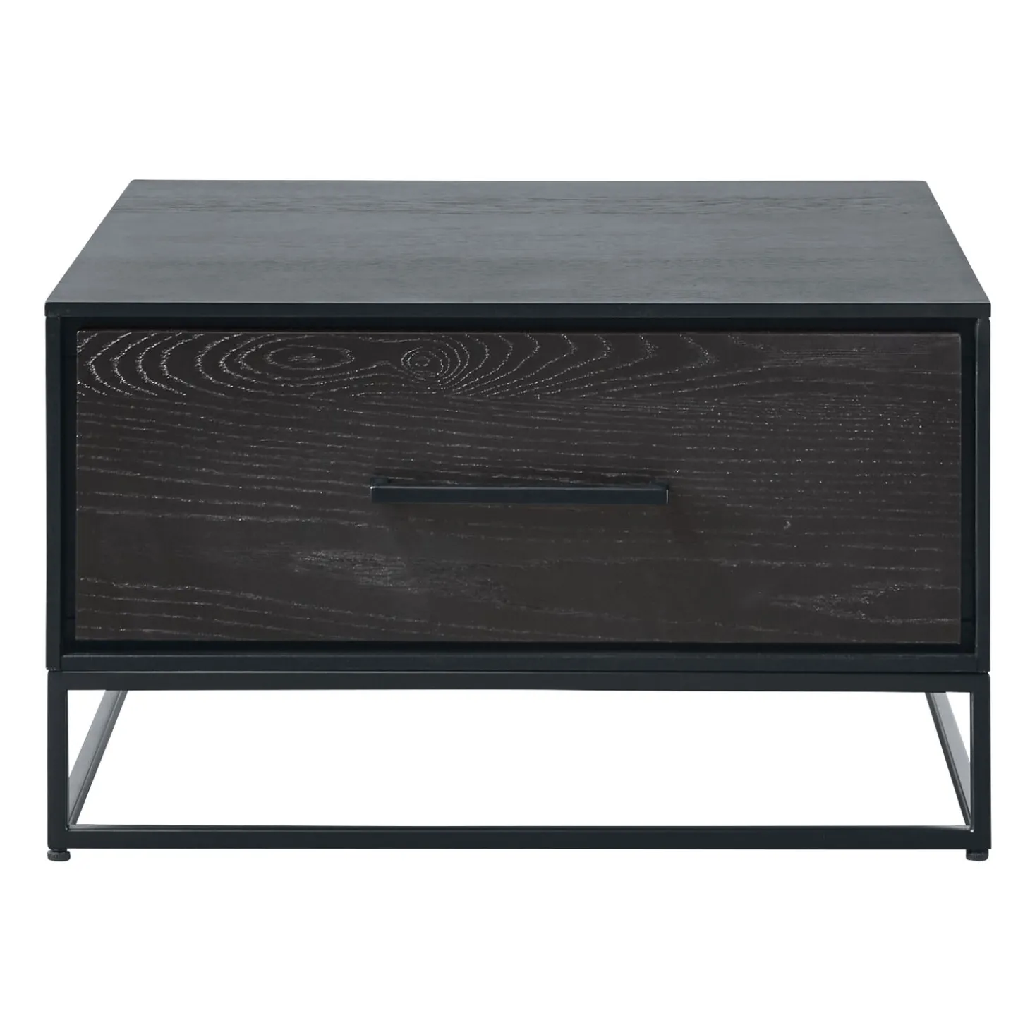 Salontafel Vinito (65 CM) eiken fineer zwart
