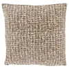 Sierkussen Baschi 45x45cm grijs gestreept