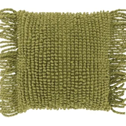Sierkussen Canevino 45x45cm mosgroen