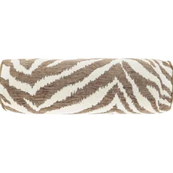 Sierkussen Foglia 15x45cm rol taupe