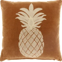 Sierkussen Gorduno Ananas 45x45cm camel
