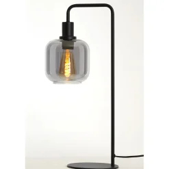 Tafellamp Peglio Glas smoke zwart 1-lichts