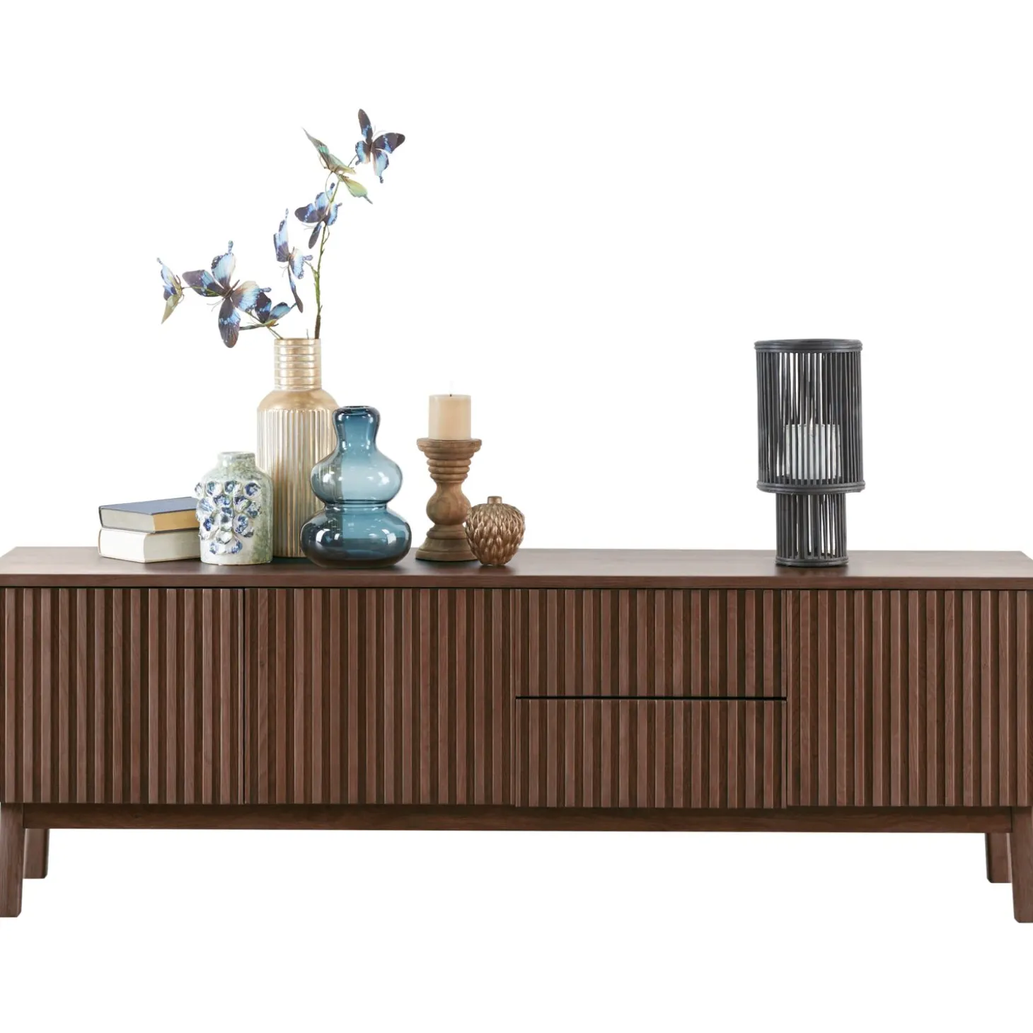 TV-meubel Arrosto Eikenhout 58x180x40 cm Dark Roast
