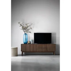 TV-meubel Arrosto Eikenhout 58x180x40 cm Dark Roast