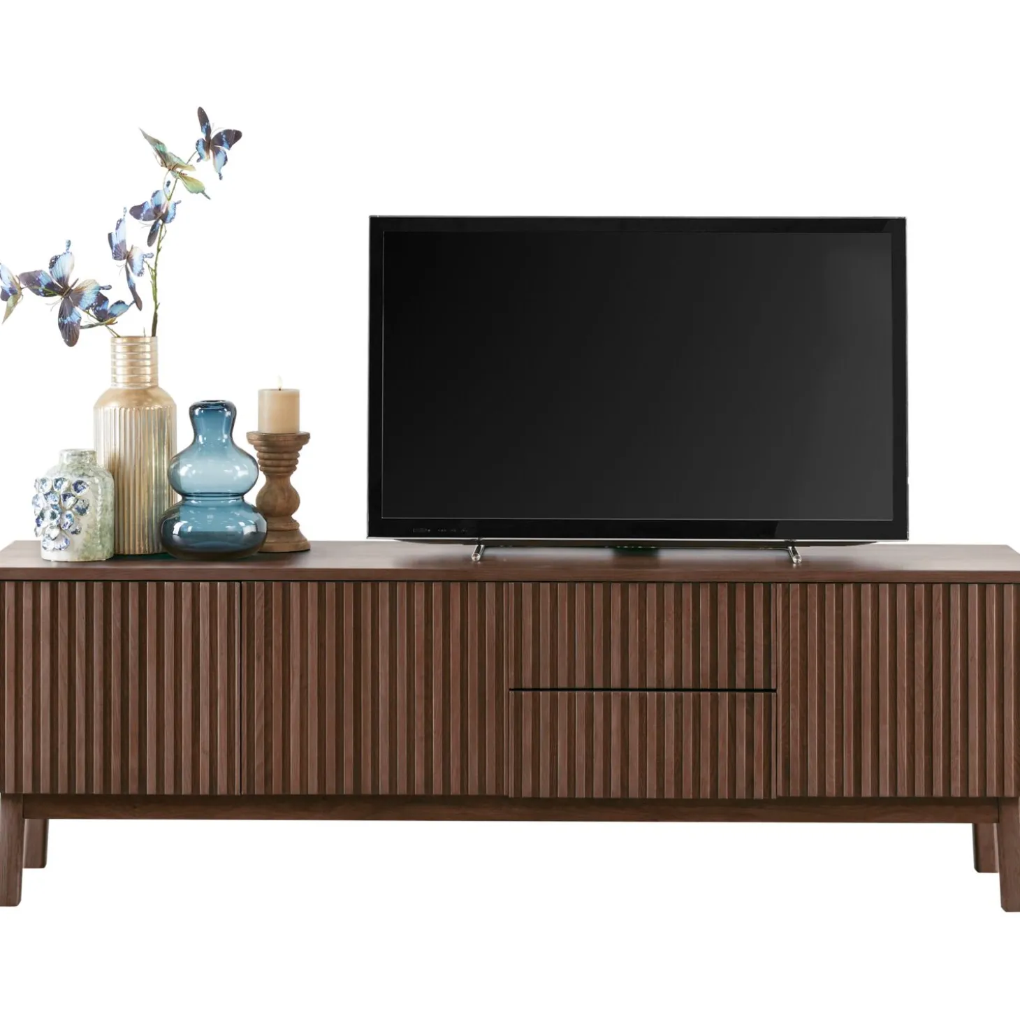 TV-meubel Arrosto Eikenhout 58x180x40 cm Dark Roast
