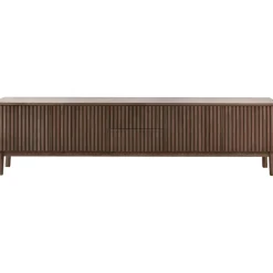 TV-meubel Arrosto Eikenhout 58x225x40 cm Dark Roast
