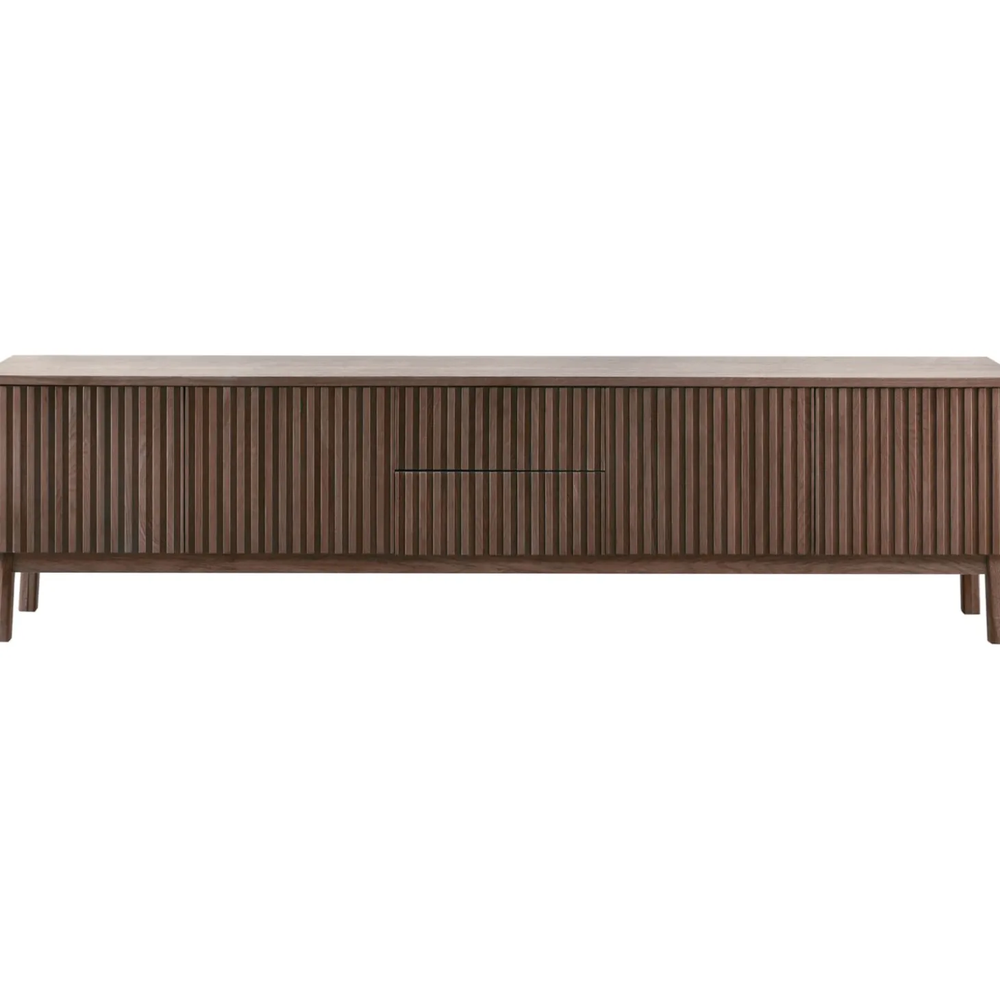 TV-meubel Arrosto Eikenhout 58x225x40 cm Dark Roast