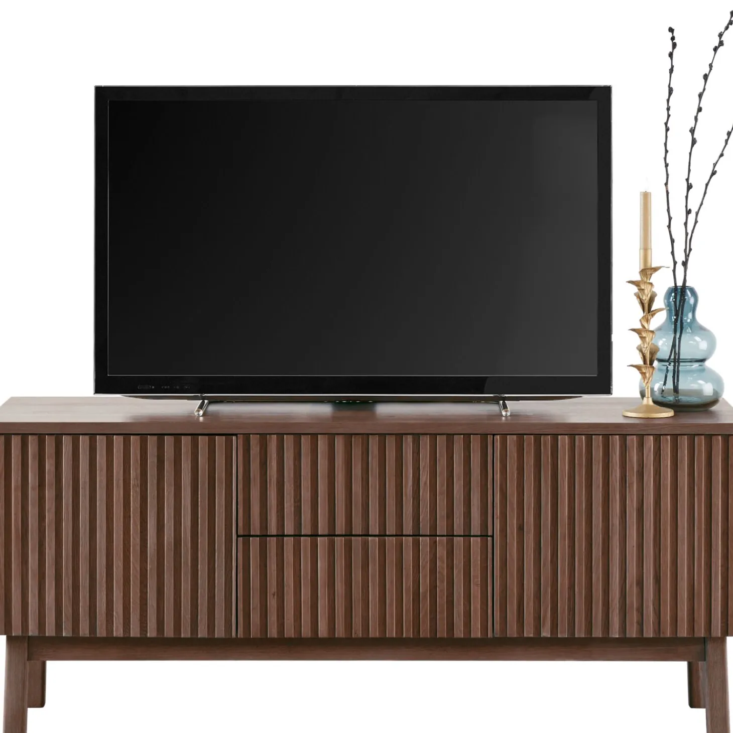 TV-meubel Arrosto Eikenhout 58x135x40 cm Dark Roast