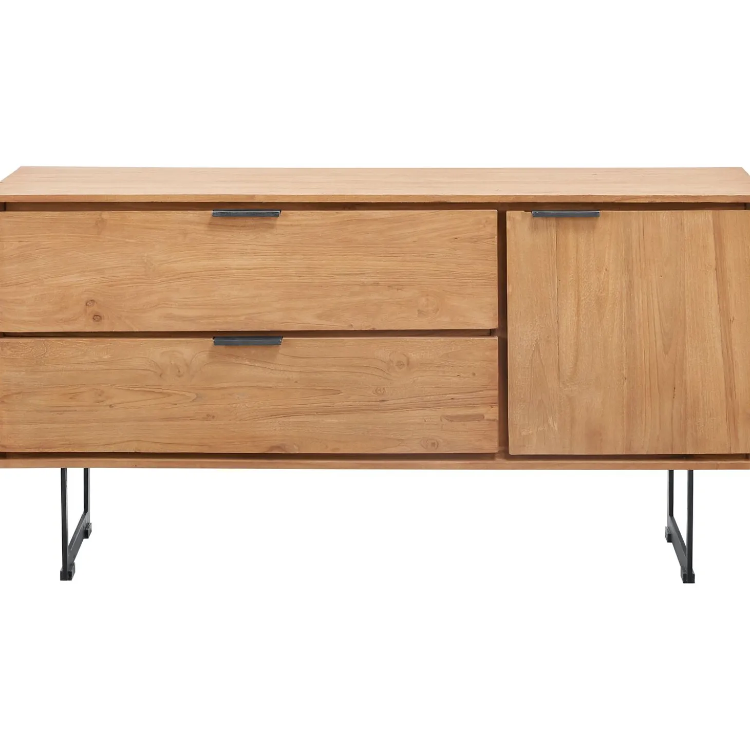 Tv-meubel Aska (117 Cm) teak naturel brushed