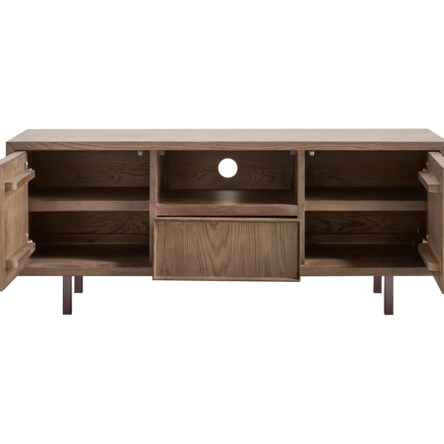 Tv-meubel Calvo 125 cm bruin