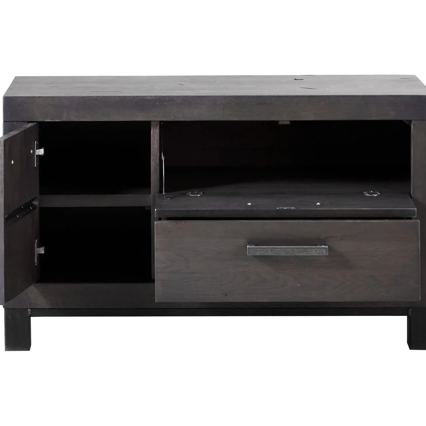 TV-meubel HEVANO (102 CM) grafiet eiken hout