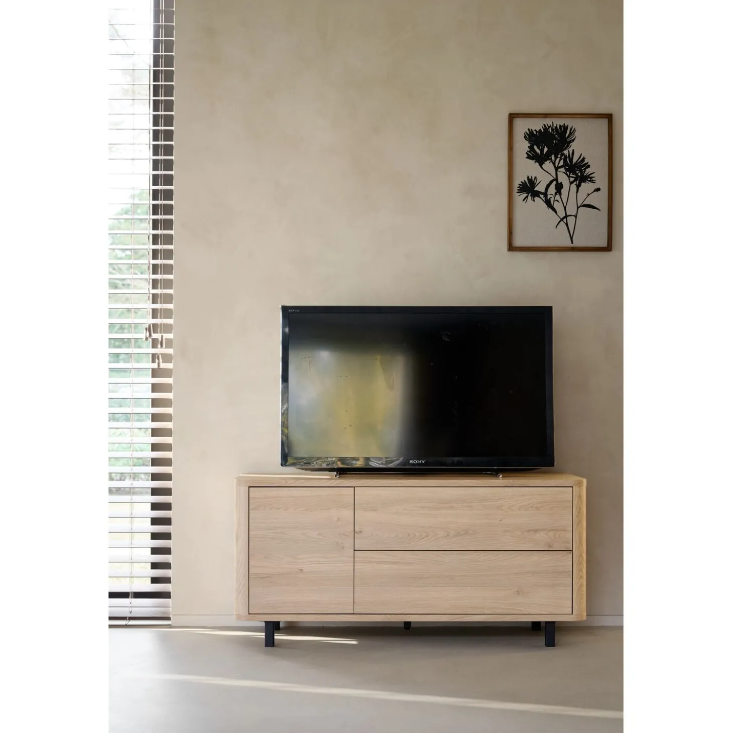 Tv-meubel Lirona Old oak 117 cm