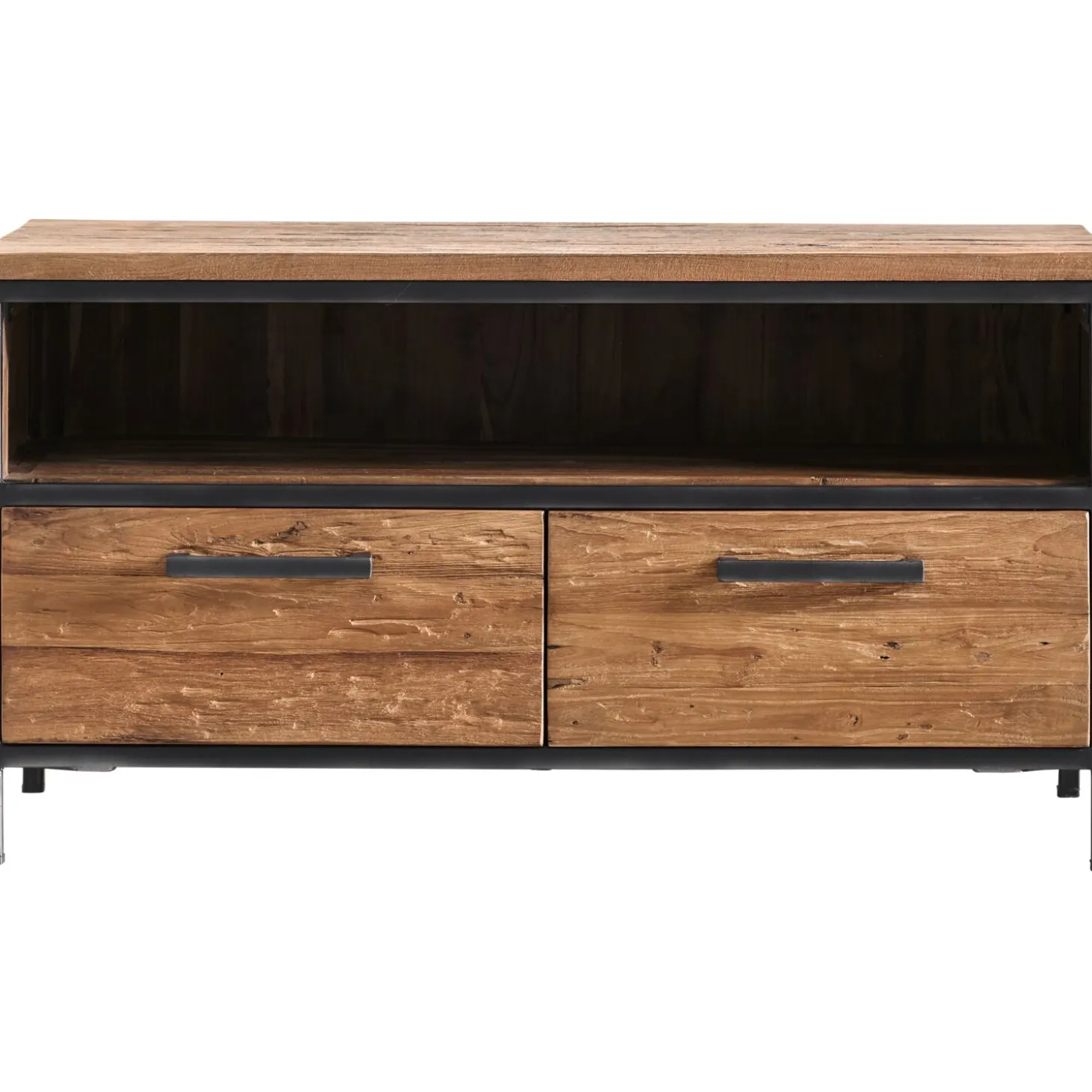 TV-meubel ROMARO (100 CM) teakhout mix rough