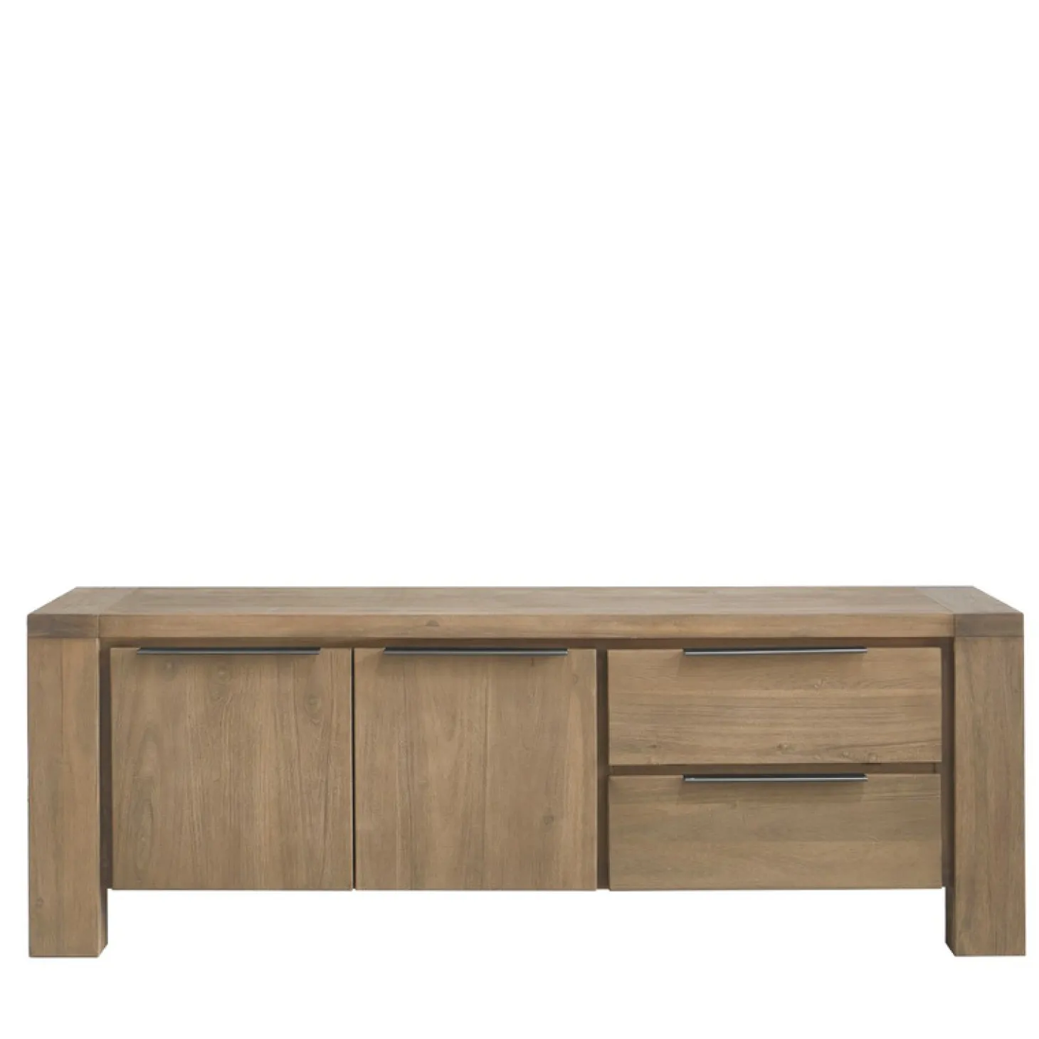 Tv-meubel Valvola (165 cm) acaciahout smoked brown