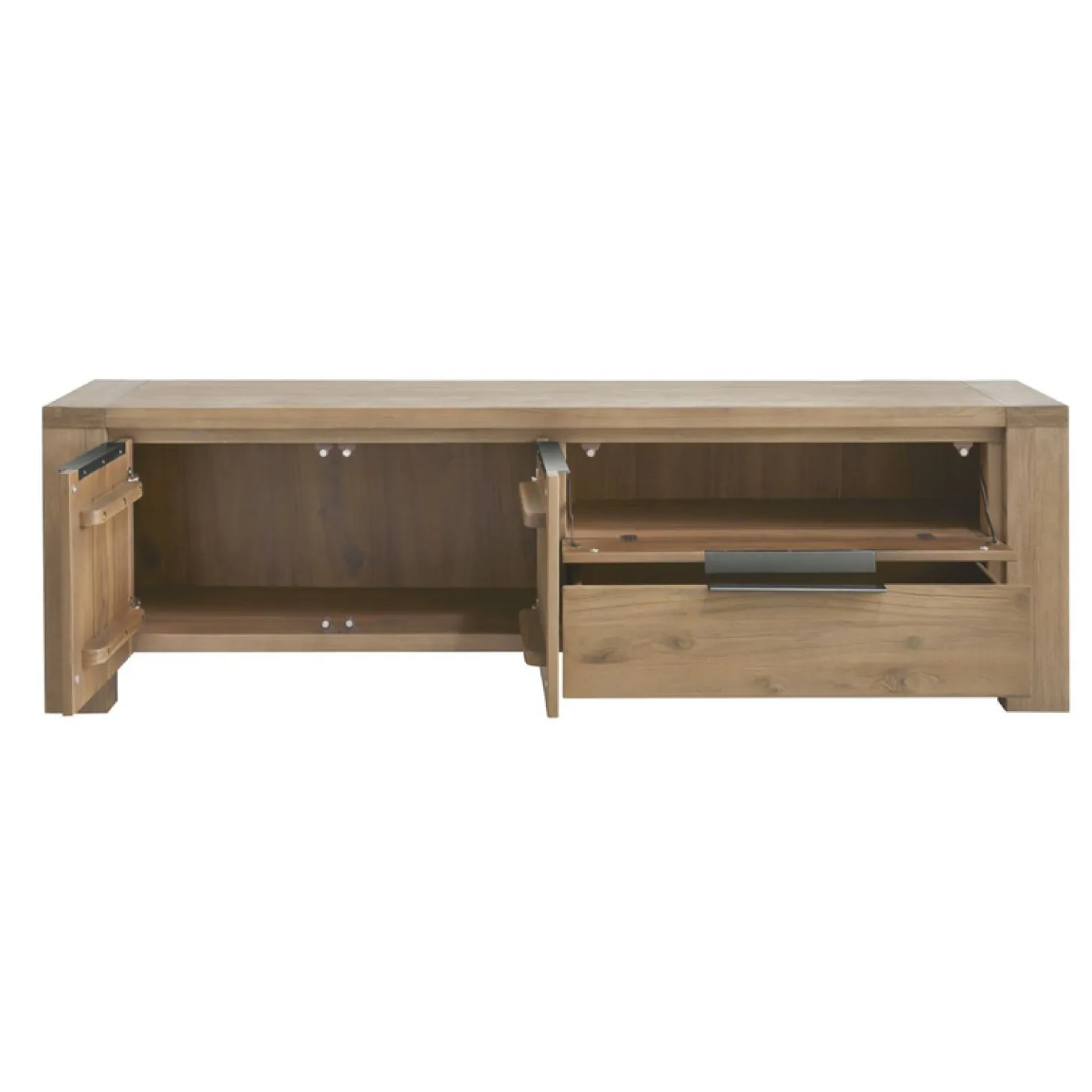 Tv-meubel Valvola (190 cm) acaciahout smoked brown