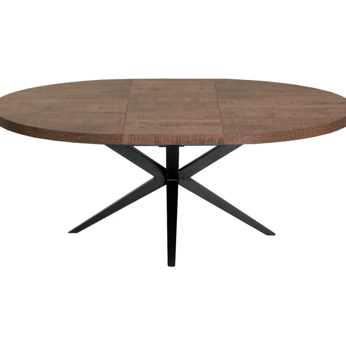 Uitschuifbare eettafel Mascaro 130/170x130 cm rond