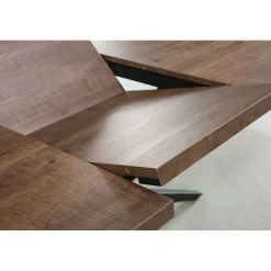 Uitschuifbare eettafel Mascaro 130/170x130 cm rond