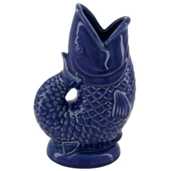 Vaas Trissino Vis blauw
