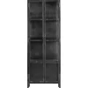 Vitrinekast CARPINO (65 CM) metaal glas