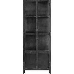 Vitrinekast CARPINO (65 CM) metaal glas