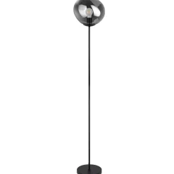 Vloerlamp Macato Zwart smoke glas 1-lichts