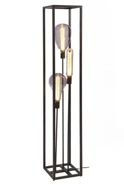 Vloerlamp Tiamo Zwart staal 160x25 cm