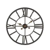 Wandklok Nimar Rond 60cm bruin