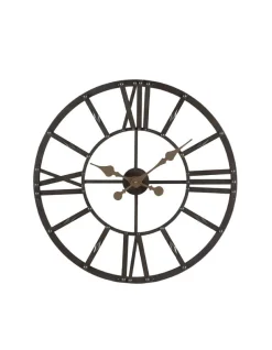Wandklok Nimar Rond 60cm bruin