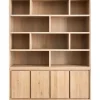 Wandmeubel Lavio Eiken 164 cm naturel grijs