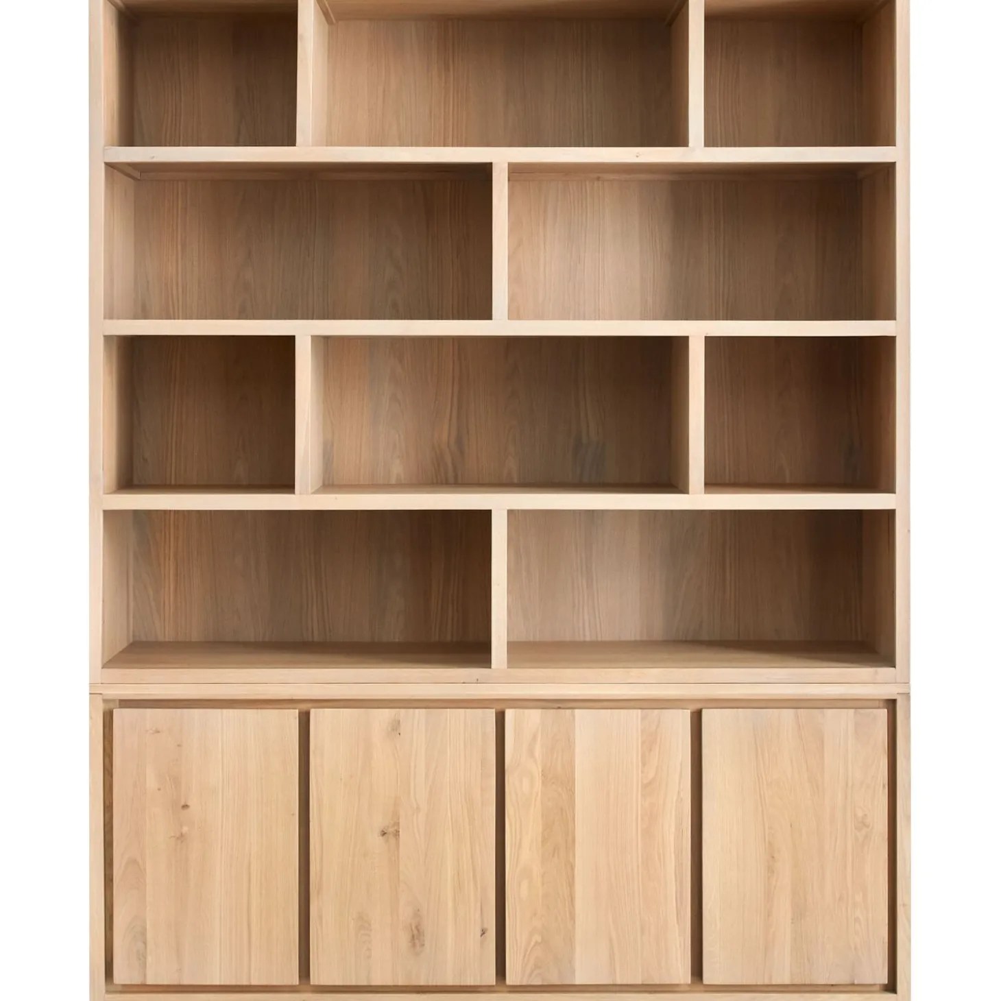 Wandmeubel Lavio Eiken 164 cm naturel grijs